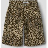 NAME IT Broek  bruin / zwart