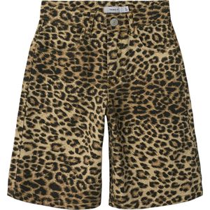 NAME IT Broek  bruin / zwart