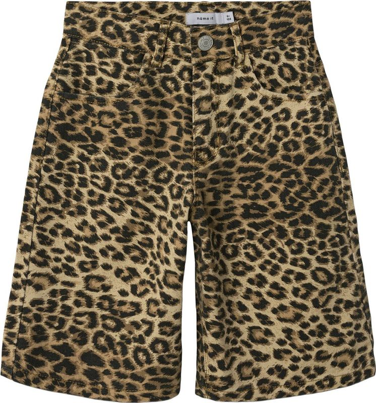 NAME IT Broek  bruin / zwart