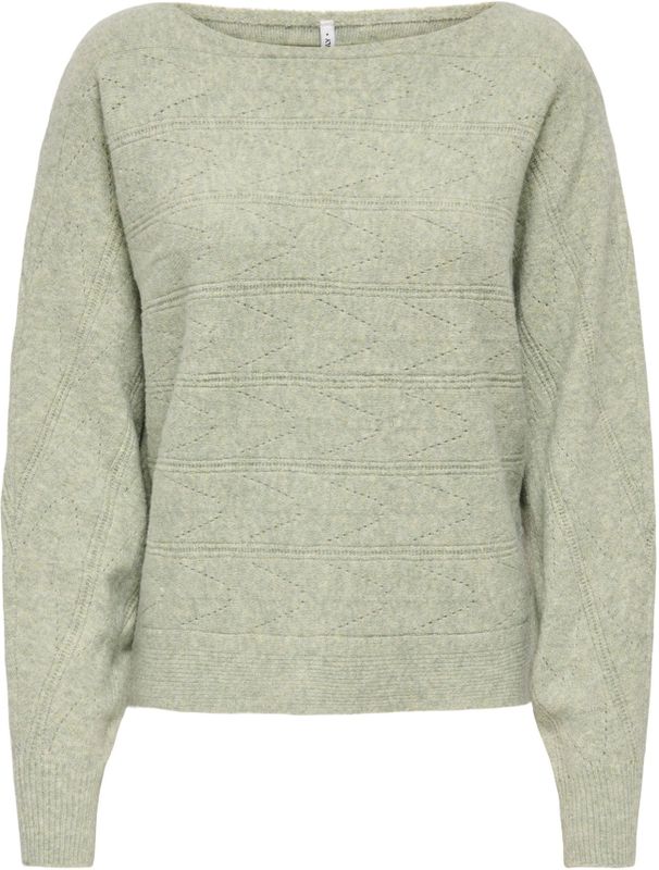 ONLY - ONLJEANETT - Gebreide Trui - Pastelgroen