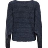 ONLY - ONLJEANETT - Gebreide Trui - Donkerblauw - Vleermuismouwen