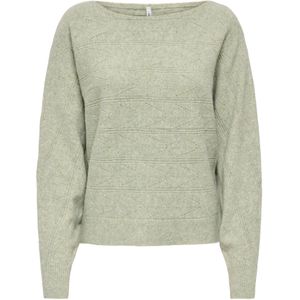 ONLY - ONLJEANETT - Gebreide Trui - Pastelgroen