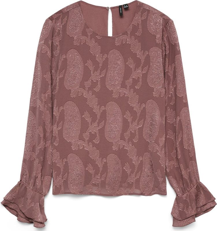 Vmmishi - Blouse - O-hals - Lange Mouwen - Regular Fit