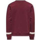 Kids Only - Koghella Life - Sweater - Bordeaux - Ronde Hals - Lange Mouwen