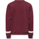 Kids Only - Koghella Life - Sweater - Bordeaux - Ronde Hals - Lange Mouwen