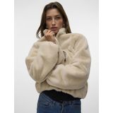 Vero Moda - Vmsonjaliga Short Jacket - Oatmeal - Dames Jas