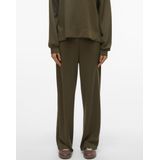 Vero Moda - Vmhali Hw Wide Pant - Kaki - Broek - Hoge Taille