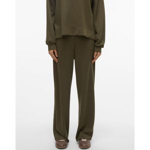 Vero Moda - Vmhali Hw Wide Pant - Kaki - Broek - Hoge Taille