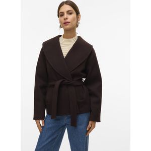 Vmanne - Jas - Omkeerbaar - Lange Mouwen - Riemsluiting - Voorzakken - Polyester Voering