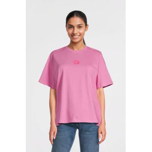 ONLY MATERNITY zwangerschaps T-shirt roze gebreid