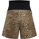 Only - OLMNaomi - Zwangerschapsjeans - Bruin - Dierenprint - Kort