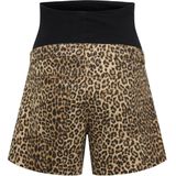 Only - OLMNaomi - Zwangerschapsjeans - Bruin - Dierenprint - Kort