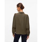 VERO MODA - VMALVA LACE LS SHIRT - Blouse - Dames - Lange Mouwen - Kanten Detail