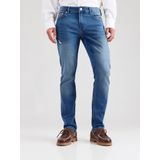 Only & Sons - ONSLOOM - Jeans - Blauw - Slimfit - Lang/maxi