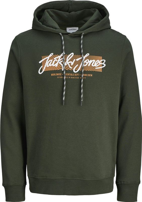 JACK & JONES - JJURBAN - Hoodie - Donkergroen - Regular Fit