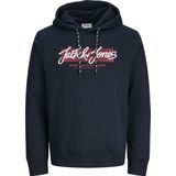 JACK & JONES - JJURBAN - Hoodie - Donkerblauw - Plus Size
