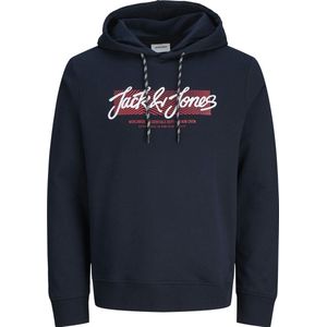 JACK & JONES - JJURBAN - Hoodie - Donkerblauw - Plus Size