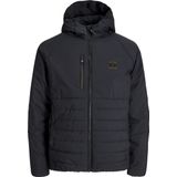 JACK & JONES Heren Jjfinn Hybrid Jacket Pls, Zwart, 3X_l, zwart, 3XL