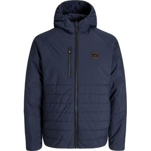 Jack & Jones - Finn Hybrid - Winterjas - Donkerblauw - Plussize