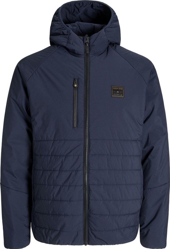Jack & Jones - Finn Hybrid - Winterjas - Donkerblauw - Plussize