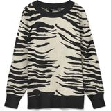 Vero Moda - Nancy Long - Sweater - Zwart - Regular Fit