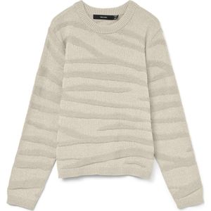 Vero Moda - Vmmalou Ls O-neck Pullover - Birch - Damestrui