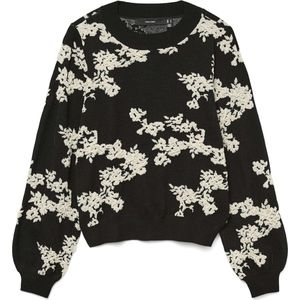 VERO MODA - VMNANCY LS O-NECK PULLOVER BOO - Dames - Gebreide Pullover
