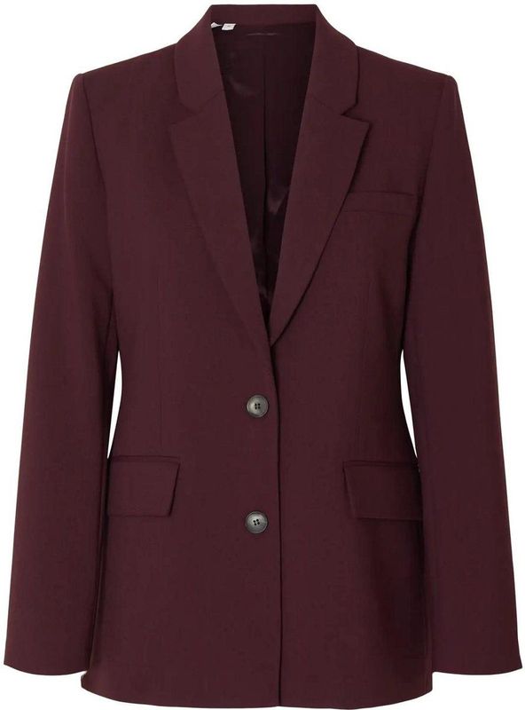 Selected Femme - Slfrita Ls Classic Blazer - Fig - Blazer