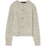 Vero Moda - Vmblossom Ls O-neck - Cardigan - Birch/Melange
