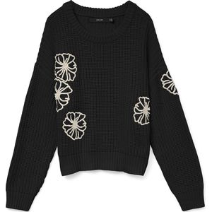 Vmlaura - Pullover - Gebreide Trui - O-hals - Lange Mouwen - Regular Fit