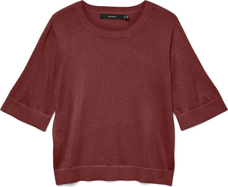 Vero Moda - Vmmarsalashine 24 O-neck - Pullover - Bordeaux