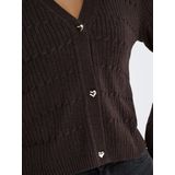 JDY - Lumi Life - Cardigan - Donkerbruin
