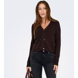 JDY - Lumi Life - Cardigan - Donkerbruin