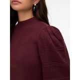 VERO MODA - Gebreide Trui - Donkerrood