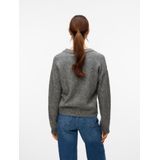 Vero Moda - Vmamoremio Ls O-neck Pullover - Zilver - Dames