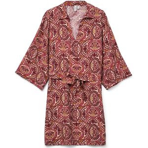 VERO MODA - VMFLORENCE - Jurk - Ecru - Driekwart Mouw - Knielengte