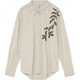 Vero Moda - Vmfern Shirt Wvn Btq Ga 10333342 - Blouse - Birch/Grape Leaf