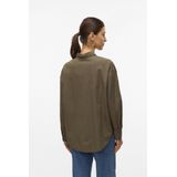 Vero Moda - Vmfern Shirt Wvn Btq Ga 10333342 - Blouse - Grape Leaf/Birch Emb