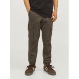 Jack and Jones Junior - Cargobroek - Groen - Biologisch Katoen - Slim Fit