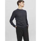 Jack & Jones - Heren Trui Emil Knit Crew Neck - Zwart - Maat L