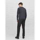 Jack & Jones - Heren Trui Emil Knit Crew Neck - Zwart - Maat L