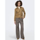 JDY - Suede Jasje - Camel - Leren Jassen