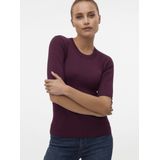 Vmsilje - Gebreide Pullover - O-hals - Regular Fit - 2/4 Mouwen