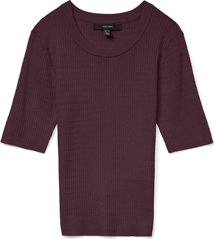 Vmsilje - Gebreide Pullover - O-hals - Regular Fit - 2/4 Mouwen