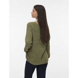Vmcrewlefile - Gebreide Pullover - V-Hals - Lange Mouwen - Loose Fit