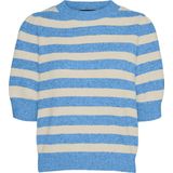 Vmdoffy - Gebreide Pullover - O-hals - Regular Fit - 2/4 Mouwen - Pofmouwen