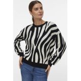 Vero Moda - Siljeanimal - Gebreide Trui - Regular Fit