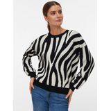 Vero Moda - Siljeanimal - Gebreide Trui - Regular Fit
