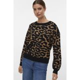 Vero Moda - Siljeanimal - Gebreide Trui - Regular Fit