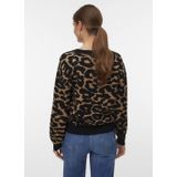 Vero Moda - Siljeanimal - Gebreide Trui - Regular Fit